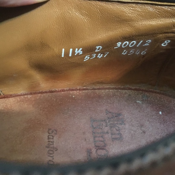 ALLEN EDMONDS WING TIP SHOES 11.5 D main image 5